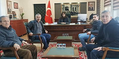 Halk Otobüsü Şöförlerinden Kaymakam Tunalı'ya Hayırlı Olsun Ziyareti