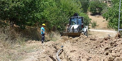 Hark Mahallesi’nin 2 bin metrelik yeni içme suyu hattında sona gelindi