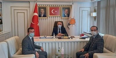 İl başkanlığına seçilen Yunus Tever’e hayırlı olsun ziyaretinde bulundular