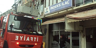 Mahsur Kalan Kediyi İtfaiye Kurtardı