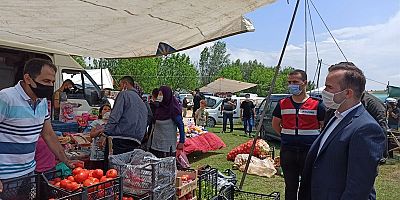 Kaymakam Yaylada Esnaf ve Vatandaşları Ziyaret Etti.