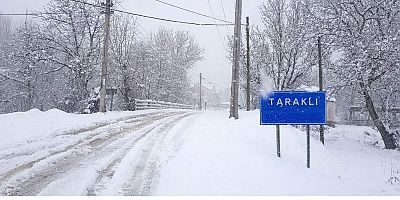 Kar Taraklıya geri geliyor.