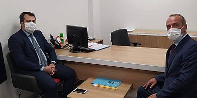 Kaymakam Kaya Banka Müdürünü Ziyaret Etti