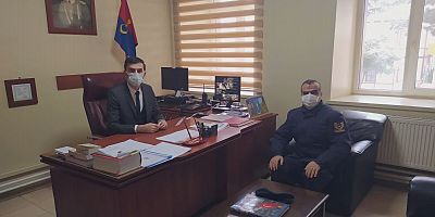 KAYMAKAM KÜÇÜK İLÇE JADARMA KOMUTANLIĞINI ZİYARET ETTİ