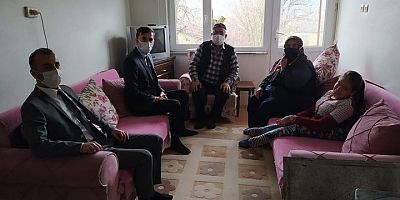  Kaymakam Levent Küçük,Şehit aileleri ve Gazi ve yakınlarını ziyaret etti