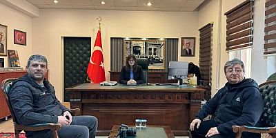 Kaymakam Senanur Tunalı’ya Gazetecilerden Ziyaret