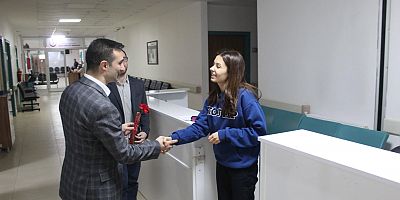 Kaymakam Serttaş Sağlık çalışanlarını unutmadı
