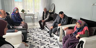 Kaymakam Serttaş'tan Dünya Yaşlılar Günü Ziyareti
