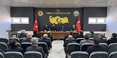 Kaymakam Tunalı Muhtarlarla Tanıştı