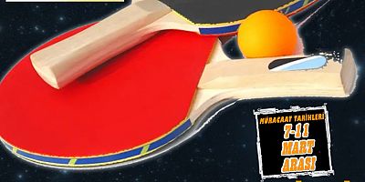 Masa Tenisi Turnuvası Düzenleniyor