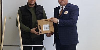 Okullara hijyen desteği malzemeleri dağıtıldı