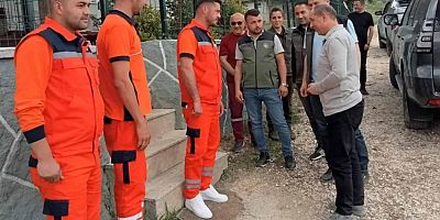 Orman müdürü denetime çıktı
