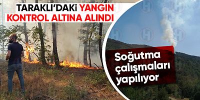 Orman yangını korkuttu