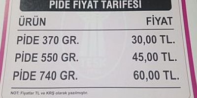 Ramazan Pidesi Fiyatı