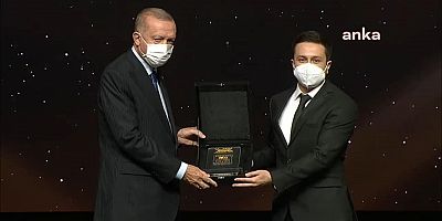 Recep Tayyip Erdoğan'dan Çağatay Akdoğan'a Ödül