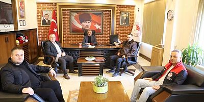 Rıfat Çiraz ve Mustafa Zafer’den İl Tarım Müdürü Asım Baş’a Ziyaret