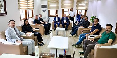 SASKİ Genel Müdürü Yiğit Turan, Taraklı Belediye Başkanı İbrahim Pilavcı’yı Ziyaret Etti
