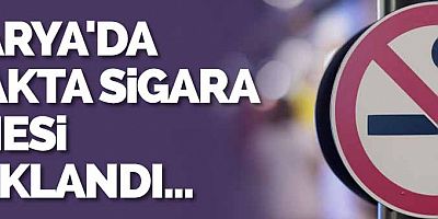 SOKAKTA SİGARA İÇMEK YASAKLANDI