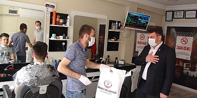 Taraklı Belediyesi’nden kuaför ve berberlere destek