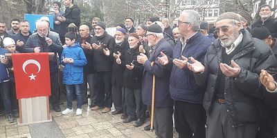 Taraklı’da Din görevlilerinden Kur'an-ı Kerim yakılmasına tepki