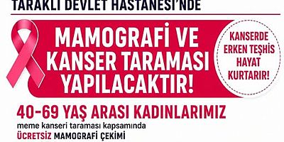 Taraklı’da Mobil Kanser Tarama Aracı Hizmet Verecek