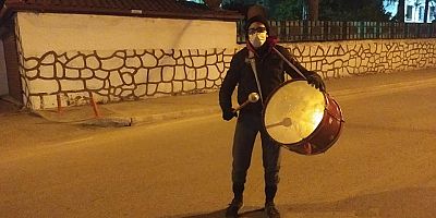  TARAKLI’DA RAMAZAN DAVULCUSU GELENEĞİ DEVAM EDİYOR: