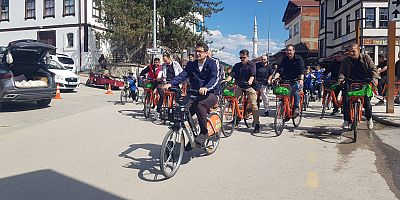 Taraklı’da Sağlık İçin Pedal Çevirdiler