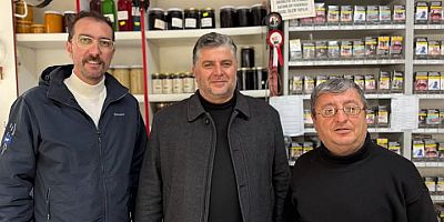 Taraklı Esnaf ve Sanatkarlar Odası Başkanı İsmail Çelik’ten İzzettin Kömürcü’ye ziyaret