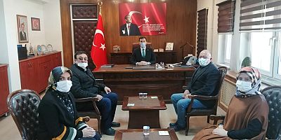 TARAKLI ESNAF VE SANATKARLAR ODASINDAN KAYMAKAMA ZİYARET