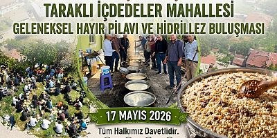 Taraklı İçdedeler’de Dev Kazanlar Bereket İçin Kaynayacak: Hayır Pilavı Tarihi Belli Oldu!
