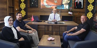 Taraklı İlçe Milli Eğitim Müdürü Ahmet Kıvcı’ya Hayırlı Olsun Ziyareti
