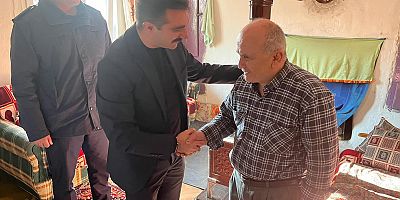Taraklı Kaymakamı Burak Serttaş, Beyaz Baston Görme Engelliler Haftası'nda Hasan İşbilir’i Ziyaret Etti