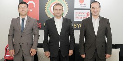 Taraklı’lı Öztürk, Hak-İş'i ziyaret etti