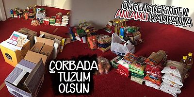 Taraklı Ortaokulu 8.sınıf Öğrencilerinden Anlamlı Kampanya