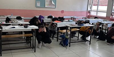 TARAKLI ORTAOKULU’NDA AFET TATBİKATI
