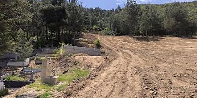 Taraklı Yusufbey Mahallesi Mezarlığında Genişletme Çalışmaları Başladı