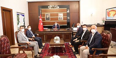 TÜMSİAD ‘ın yeni koordinatör bölge yönetiminden Vali KALDIRIM ‘a ziyaret