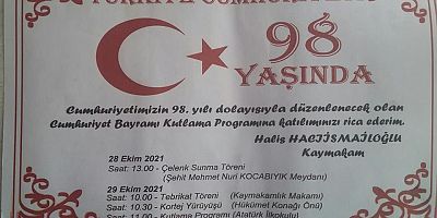 Türkiye Cumhuriyeti 98 yaşında