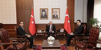 Vali Rahmi Doğan, Taraklı Kaymakamı Turgay Tarık’ı Kabul Etti