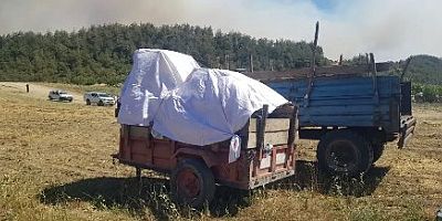 Yangın bölgesindeki köyler boşaltılıyor!