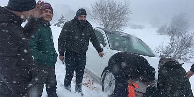 Yardımlarına jandarma koştu