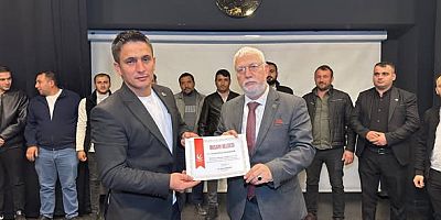 Yeniden Refah Taraklı Teşkilatına Başarı Belgesi,