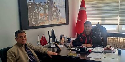 Ziraat Odası Başkanı Ruhi Avdan'dan İlçe Tarım Müdürü Samet Yılmaz’a Ziyaret