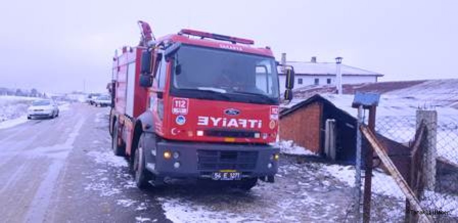 Taraklı’da Ali Aktaş’a Ait Tavuk Kümesinde Yangın