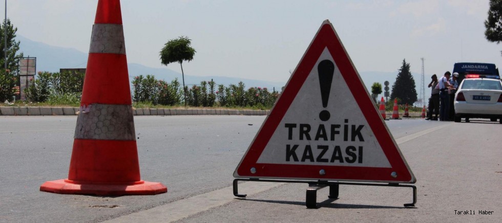 Taraklı da trafik kazası 