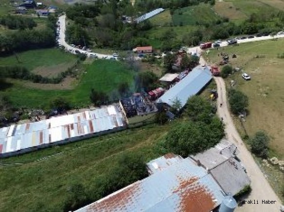 Taraklı’da Yangın Paniği: Büyük Maddi Hasar Oluştu