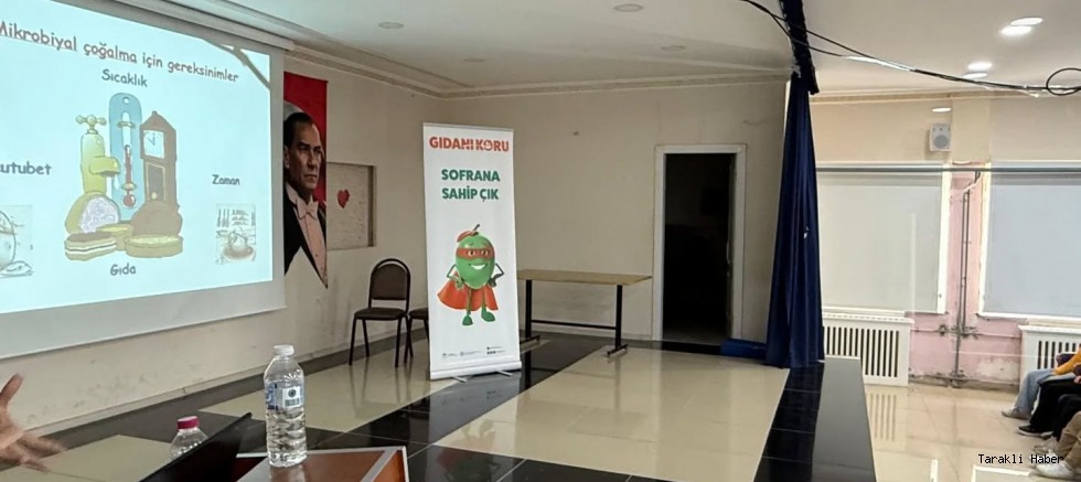 Taraklı Ortaokulu Öğrencilerine “Gıda Güvenliği” ve “Gıda İsrafı” Eğitimi