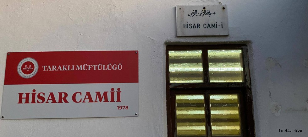 Taraklı Ulu Camii Mahallesi’nde Hisar Camii’ne Kamera Sistemi Kuruldu