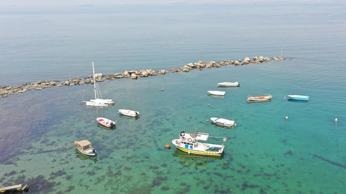 Tuzla'da 2 bin yıllık tarihi kalıntılar sular çekilince ortaya çıktı