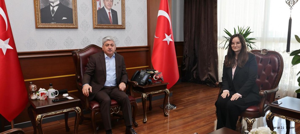 Vali Rahmi Doğan’dan Senanur Tunalı’ya Teşekkür ve Başarı Dileği